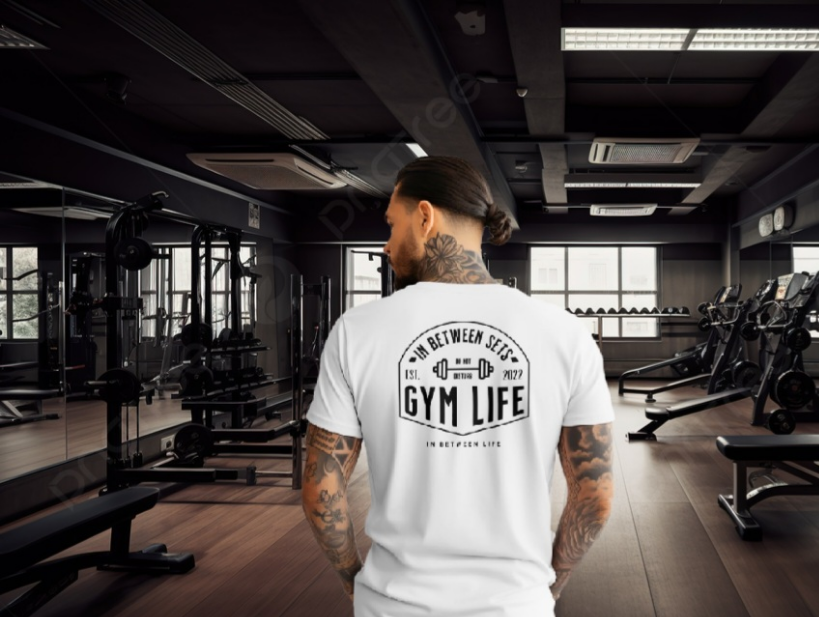 Gym Life T-shirt white