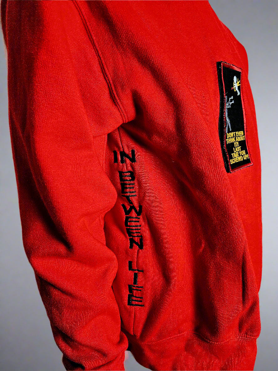 Don't even think about it! V-DAY Crew Neck Red