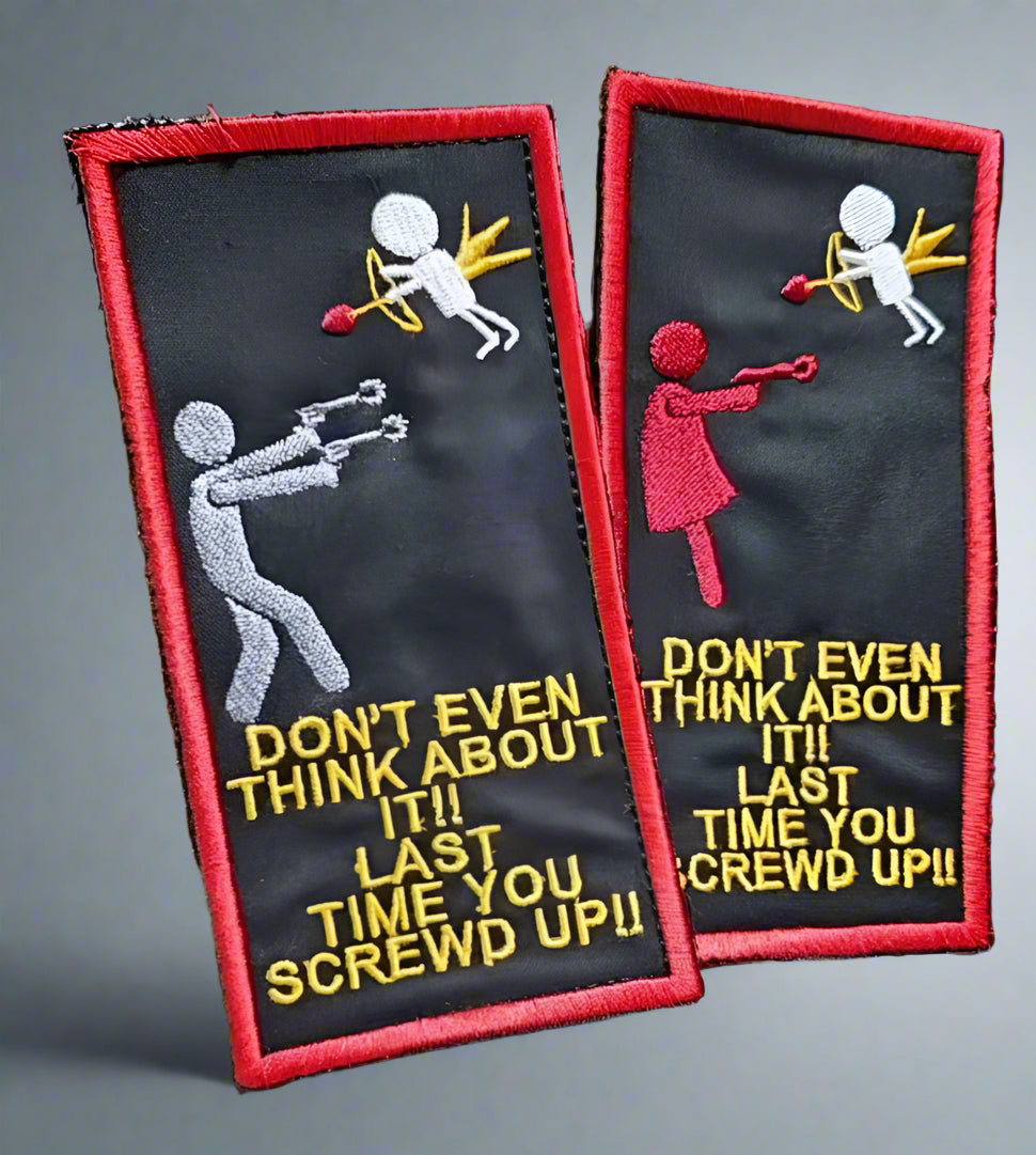 Don't even think about it! V-DAY Crew Neck Red