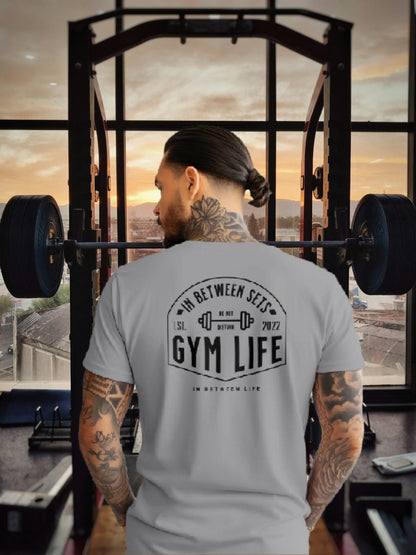 Gym Life T-shirt Heather Gray