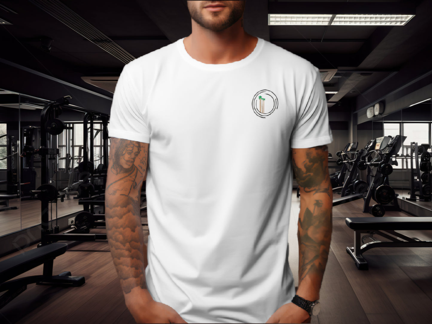 Gym Life T-shirt white