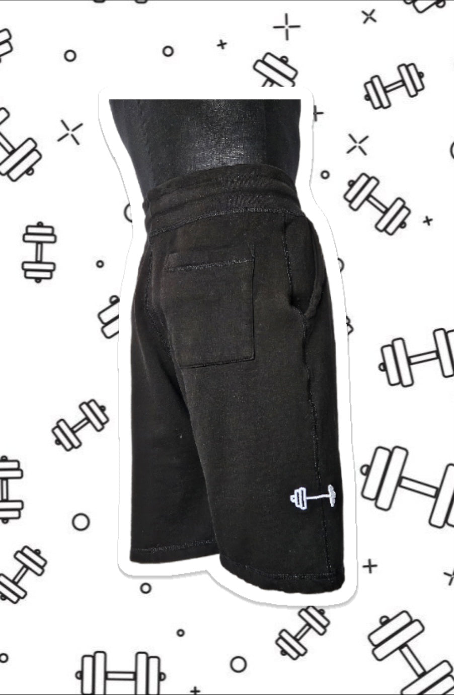 Gym life fleece shorts